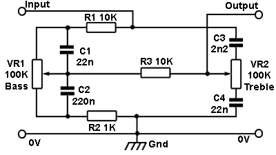 Baxandall Tone Control Circuit baxandall01.gif