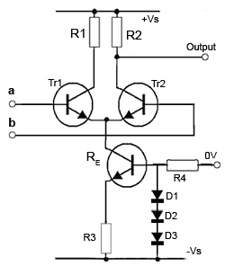 Adding a constant current source to the emitter coupled amplifier constant-current-source.gif