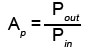 Power Gain Formula Power Gain Formula
