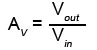 Closed loop gain = open loop gain A divided by 1 + beta times the open loop gain images/Form-Vgain.jpg