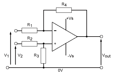 The Differential Amplifier op-amp-dif-amp.gif