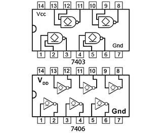 Open Collector/Drain Buffer ICs images/Buffers.gif