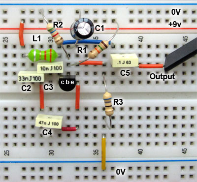 The Colpitts Oscillator - Breadboard Version Colpitts-01-BB.jpg