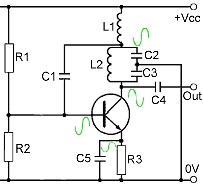 Common Emitter Colpitts Oscillator Colpitts-03.gif