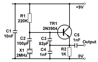A Parallel Mode (Colpitts) Crystal Oscillator colpitts-xtal-osc.gif