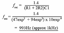Answer: Frequency of 555 astable form-555-astable-des-ex-03.gif