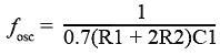 Formula for the frequency f of a 555 astable form-555-astable-f-01.gif