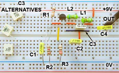 The Hartley Oscillator - Breadboard Version hartley-breadboard.jpg
