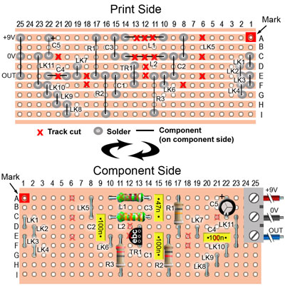 Hartley Oscillator - Stripboard Layout hartley-layout.jpg