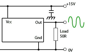 14pin DIL Crystal Oscillator Module xtal-osc-DIL-diag.gif