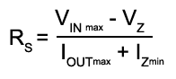 Shunt Regulator Resistor Formula Shunt Regulator Resistor Formula