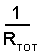 The Reciprocal of Total Resistance. The Reciprocal of Total Resistance.