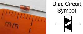 Fig. 6.3.5, DB3 Diac & Circuit Symbol