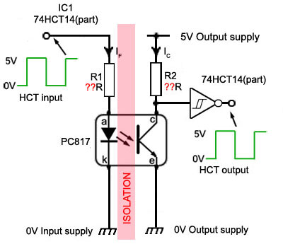 Finding the values for R1 and R2 opto-values-cct.jpg