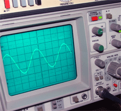 sinewave on CRO CRO.png sinewave on CRO