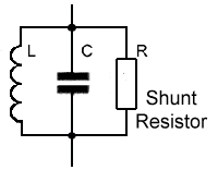 A Damping resistor in a parallel LC circuit A Damping resistor in a parallel LC circuit