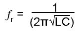 Series resonance formula Series resonance formula