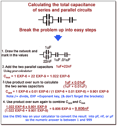 Capacitor network problem Capacitor network problem